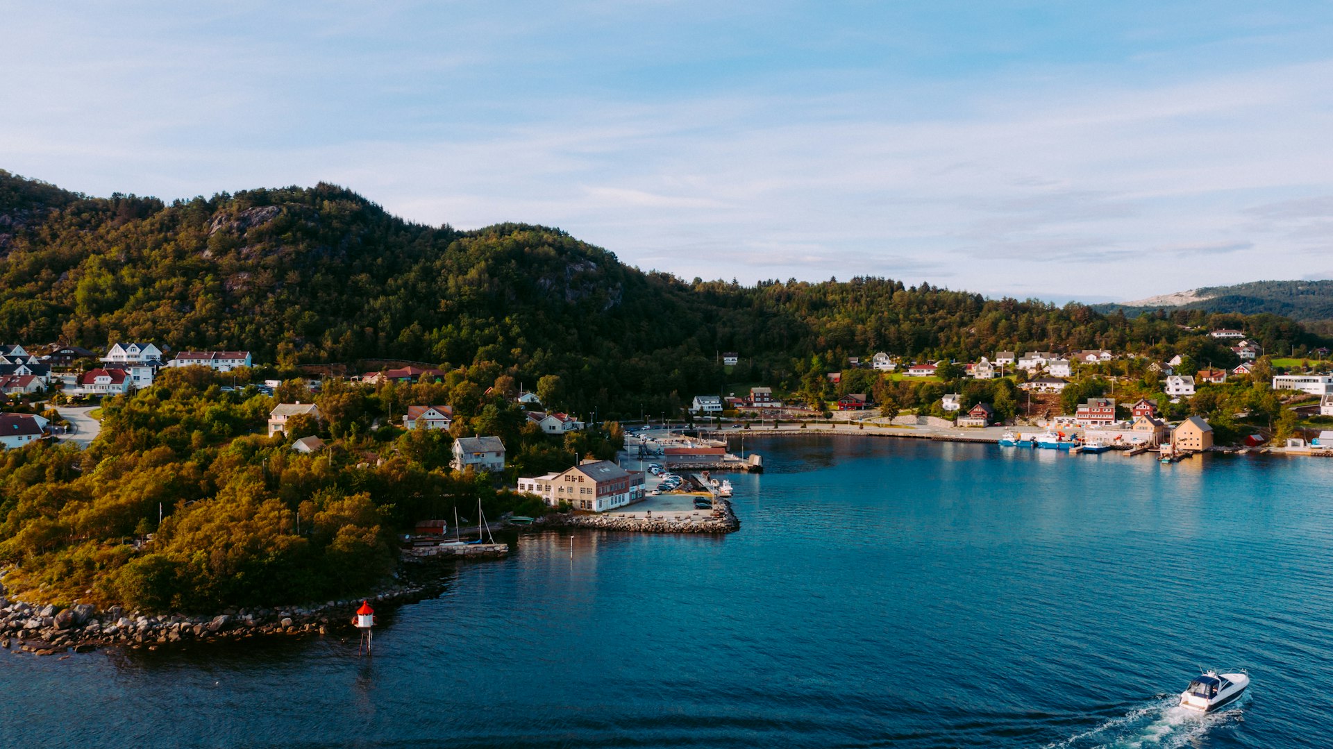 buildings on island during day