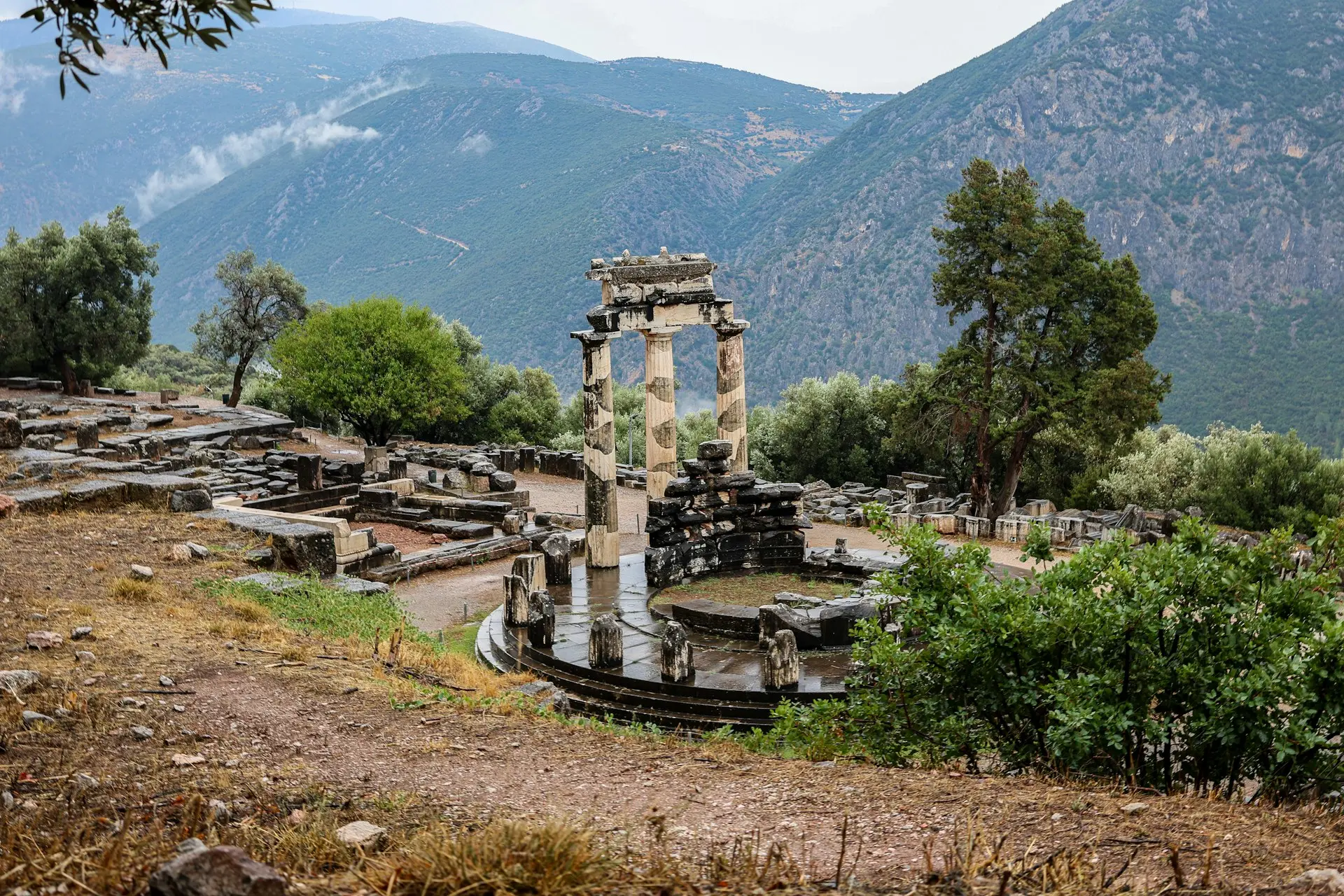 the ruins of the ancient city of delphinia