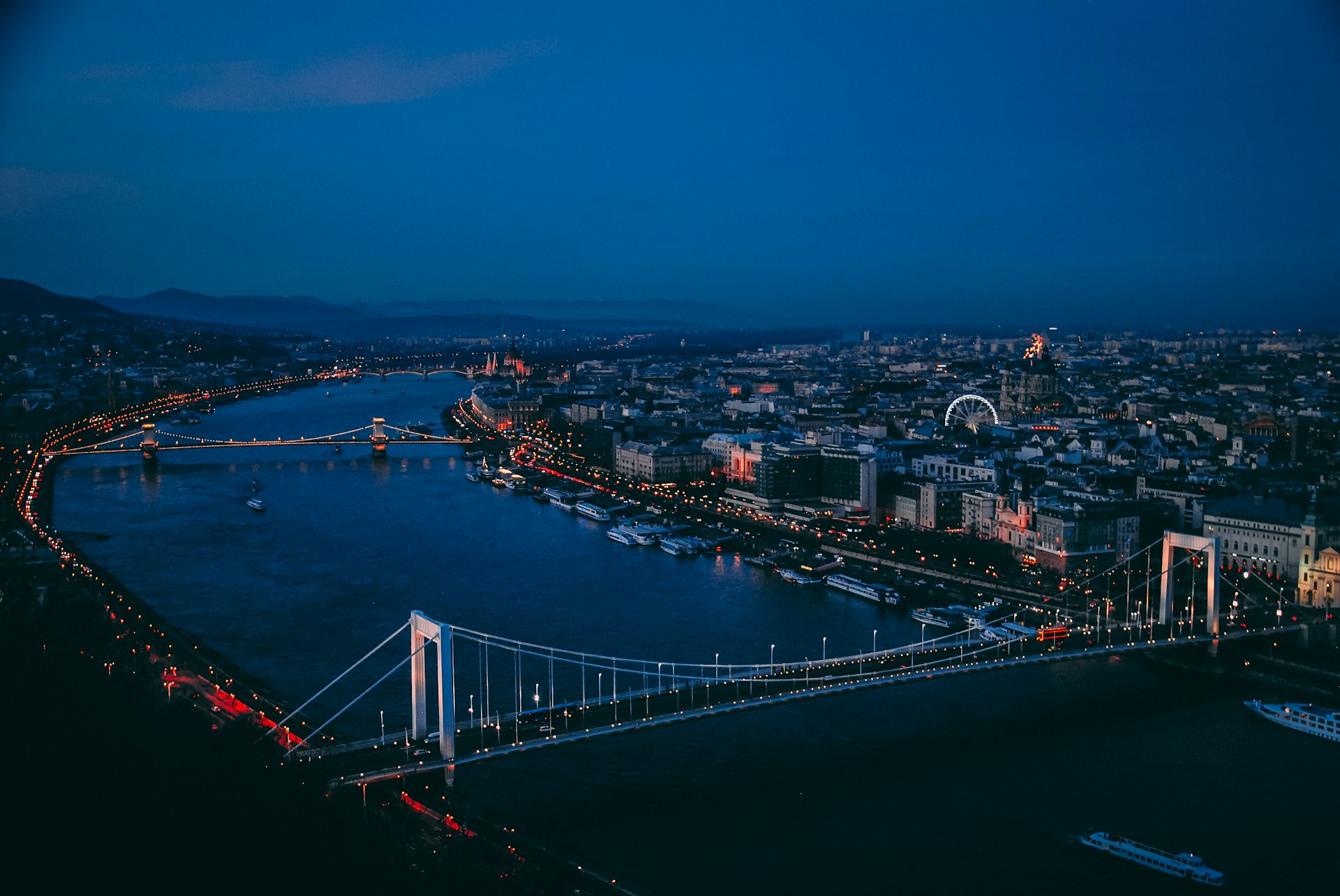 aerial photography of bridge