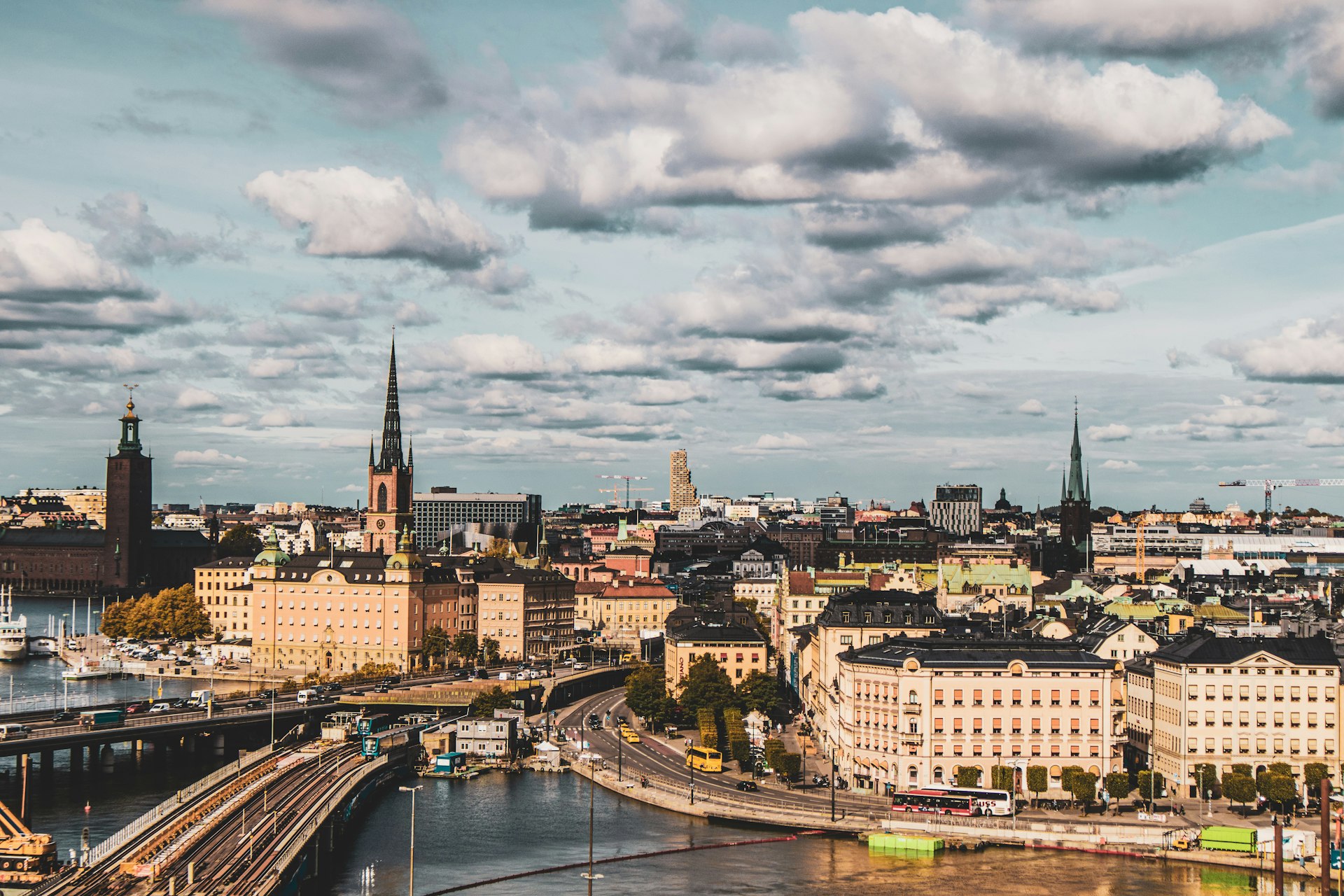 aerial photography of buildings