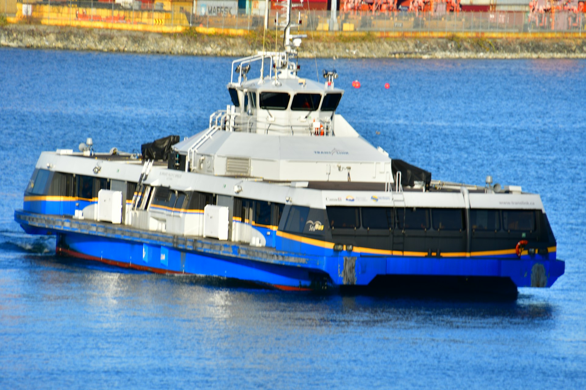 white and blue boat