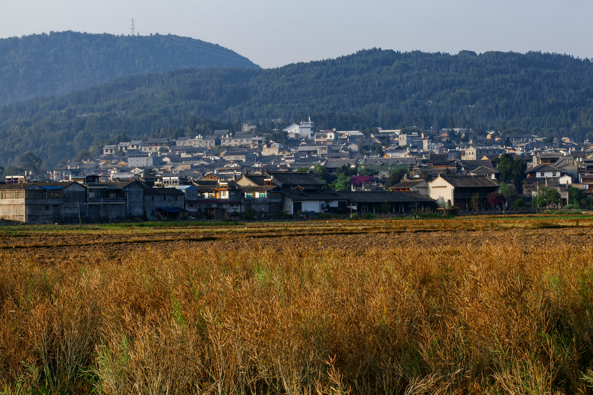 a town in the mountains