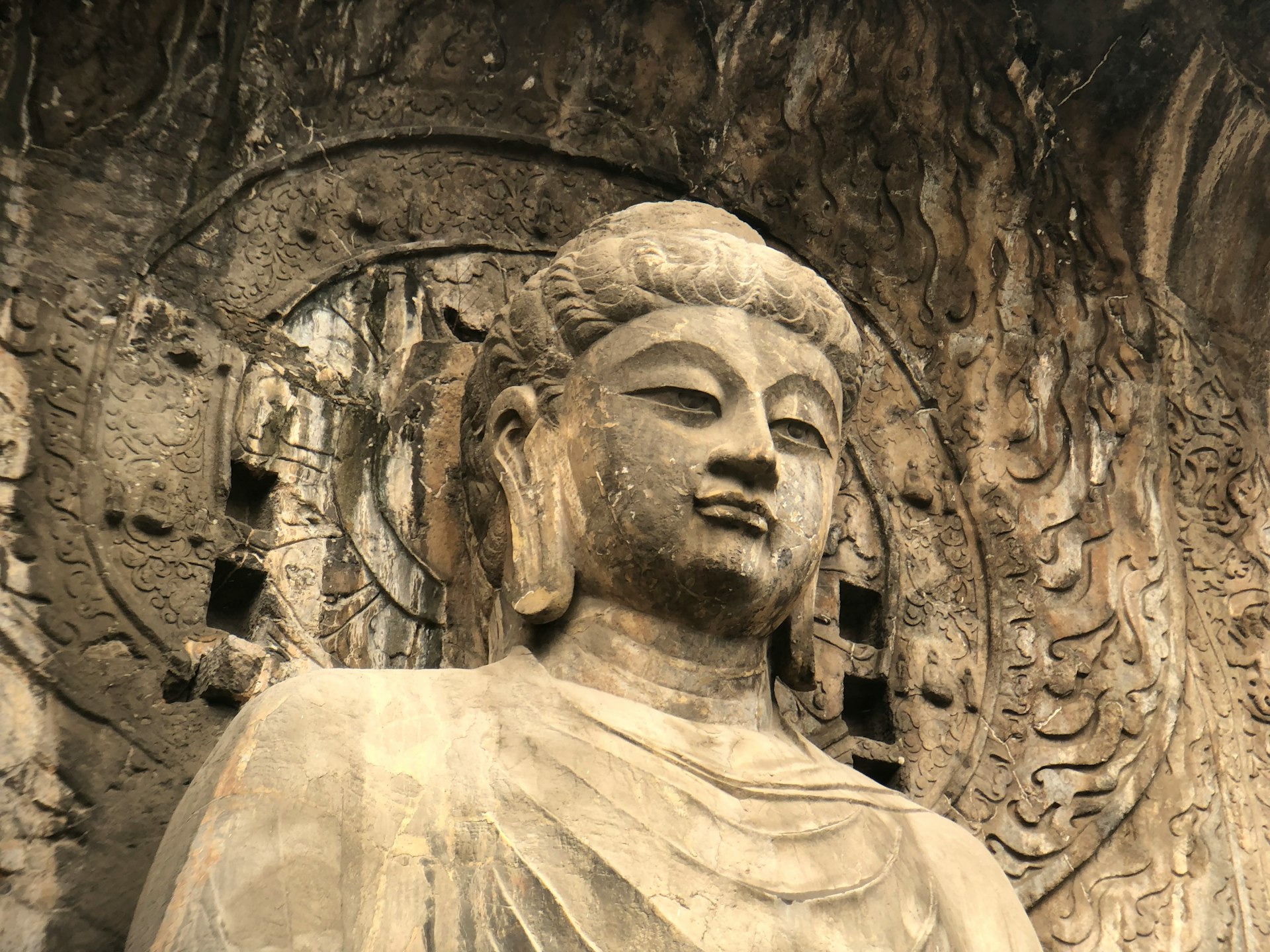 a statue of a man