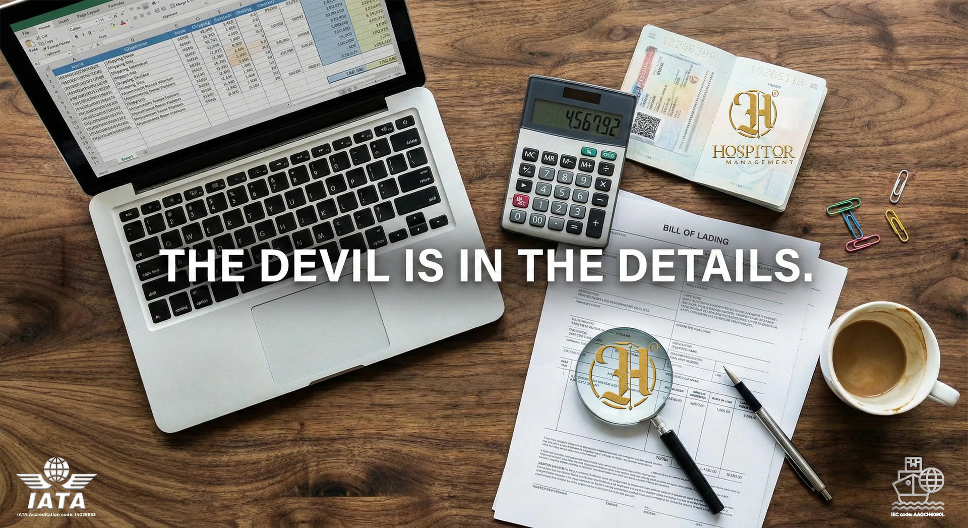 Successful customs clearance requires meticulous attention to detail across invoices, packing lists, and banking drafts. Hospitor ensures nothing is overlooked.